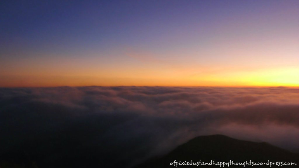 One of the views you'll enjoy while waiting for sunrise at the summit.