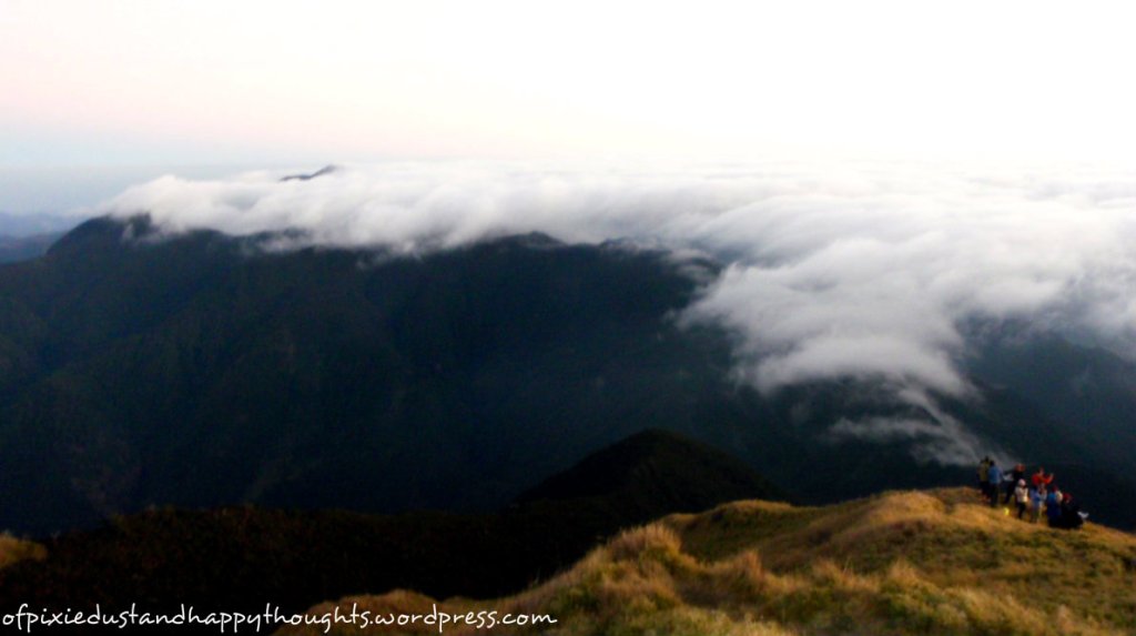Cloud-covered mountain, one of the amazing sights in the summit 