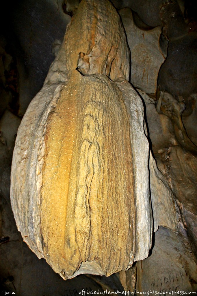 One of the formations you'll see in Bakwitan Cave.