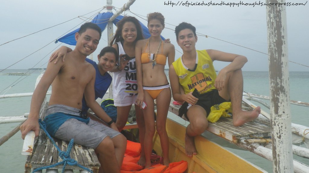 We still managed to smile after the stinging incident