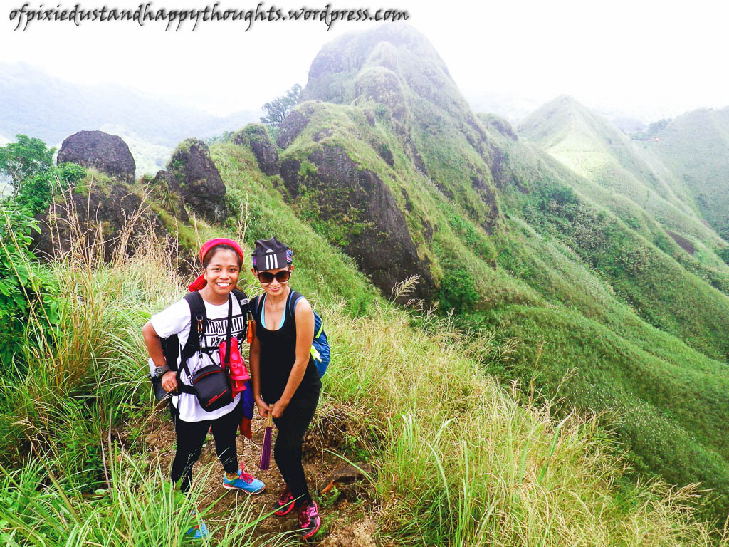 The trail at the back in this picture is the one I dreaded the most because it's very steep and exposed.