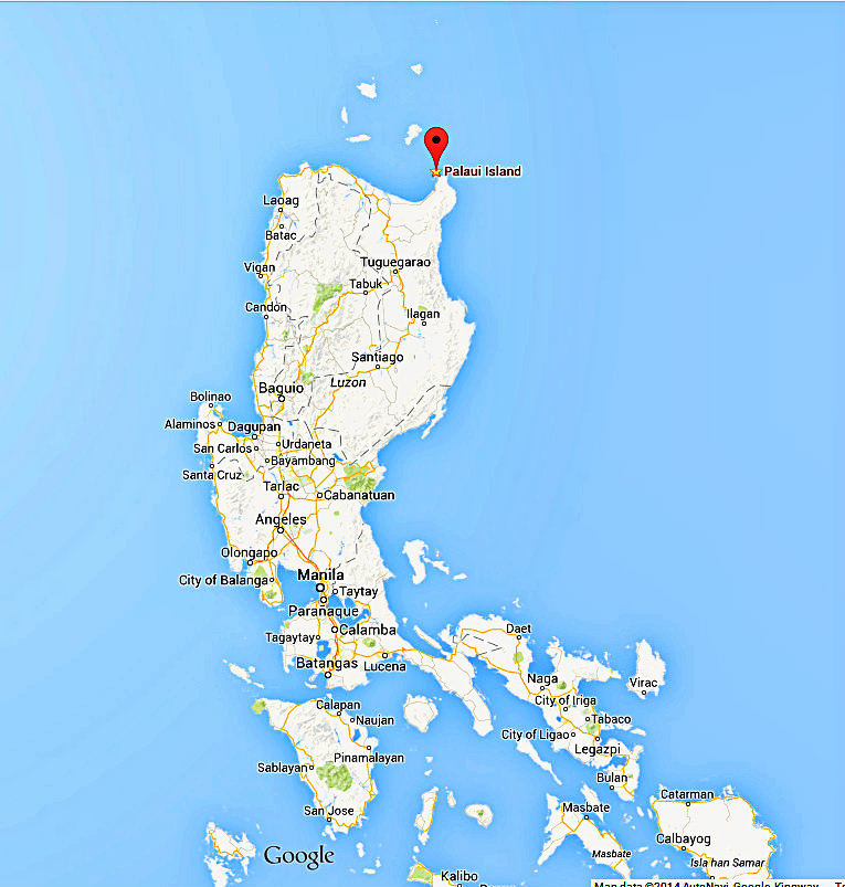 Palaui, literally at the tip of the country