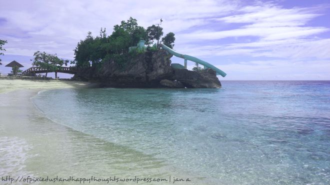 Salagdoong Beach is most famous for its water slide