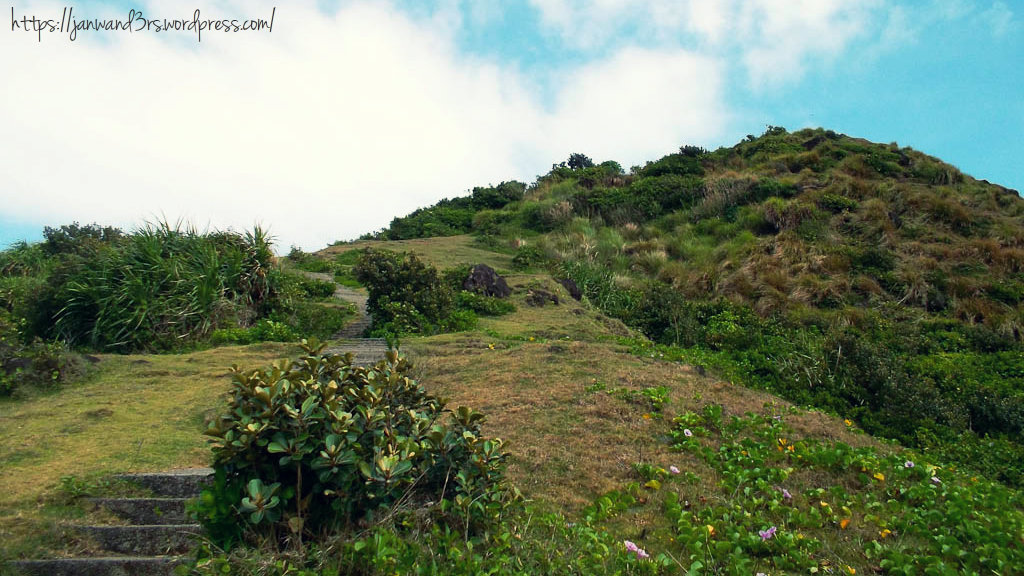 Here you can see the stairs built to aid travelers going up the lighthouse