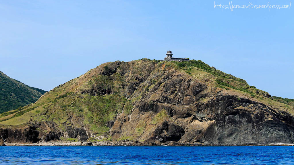 Cape Engano lighthouse from afar