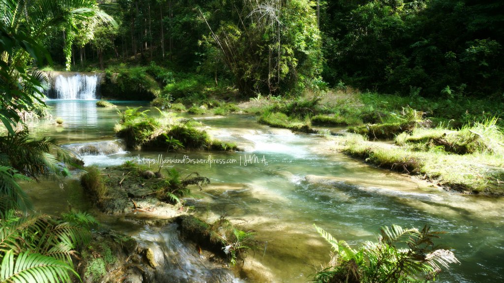the higher section of the falls