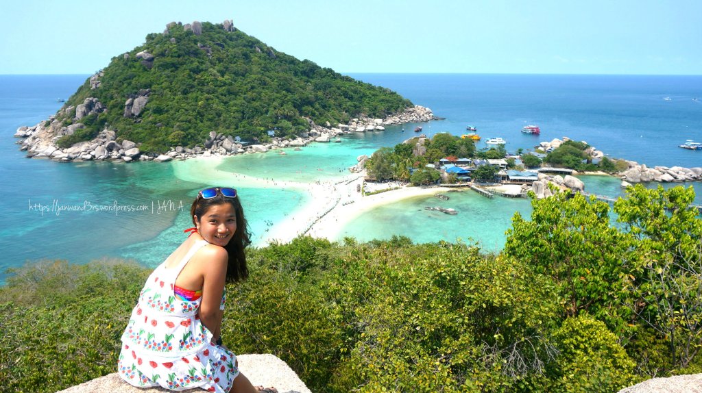 my friend Mabs at the viewpoint