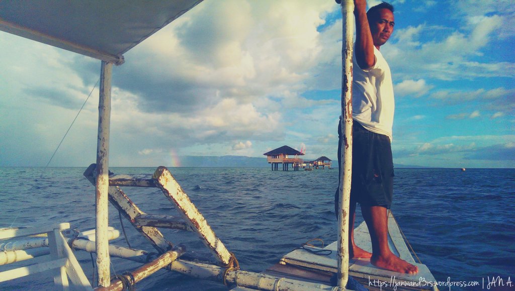 Our boatman Kuya Jesus' son