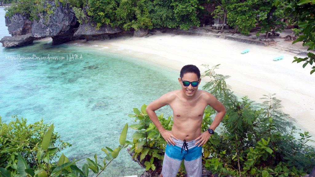 overlooking view of the beach